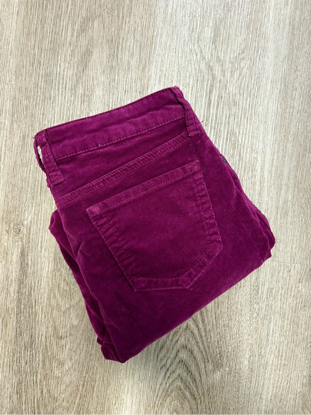 Edyson Fuschia Corduroy Skinny Pants